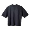 Yeezy Gap Engineered By Balenciaga Ss22 Logo 3/4 Sleeve Tee 'washed Black'
