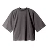 Yeezy Gap Logo No Seam T-shirt 'dark Grey' In Gray