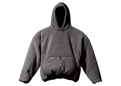 Pre-owned Yeezy Gap Polar Fleece Padded Hoodie In Dark Grey