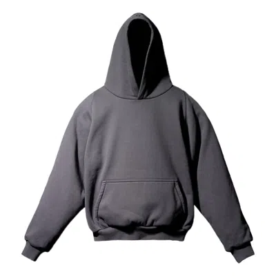 Yeezy Gap Ss22 Logo Shrunken Hoodie 'dark Grey'