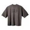 Yeezy Gap X Balenciaga Dove 3/4 Sleeve T-shirt 'grey' In Brown