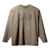Yeezy Gap X Balenciaga Dove Ls T-shirt 'beige In Brown