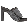 Yeezy Ladies Sandal Graphite 100 Sandal Slide Mesh In Graphite