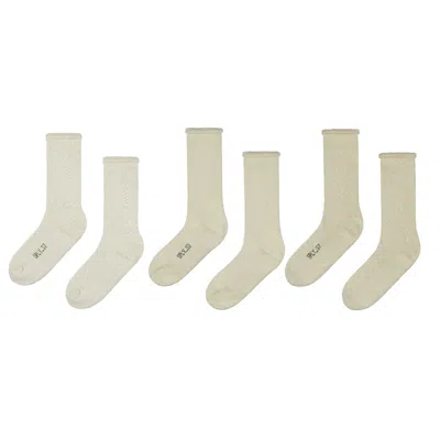 Pre-owned Yeezy Men's  Bouclette Socks (3 Pack) In One