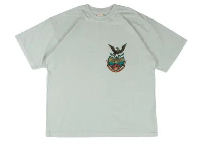 Pre-owned Yeezy Men's  Calabasas Eagle Print T-shirt In Hospital