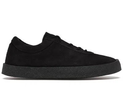 Pre-owned Yeezy Men's  Crepe Sneaker Season 6 Thick Shaggy Suede Sneakers In Graphite In Gray