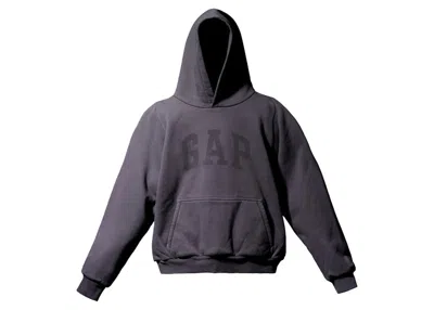 Pre-owned Yeezy Men's  Gap Dove Shrunken Hoodie In Black