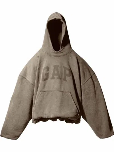Pre-owned Yeezy Men's  Gap Engineered By Balenciaga Dove Hoodie In Beige In Sand