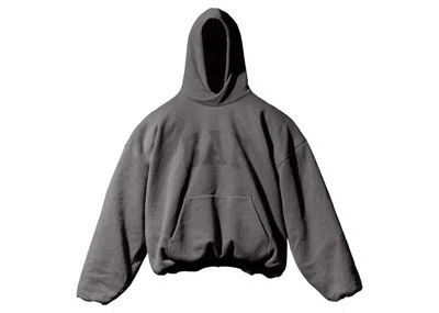 Pre-owned Yeezy Men's  Gap Engineered By Balenciaga Dove Hoodie In Dark Grey In Gray
