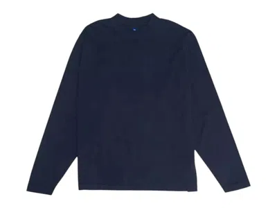 Pre-owned Yeezy Men's  Gap H03 Long Sleeve T-shirt In Navy Blue