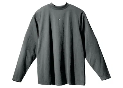 Pre-owned Yeezy Men's  Gap Logo Longsleeve Tee Shirt In Dark Green
