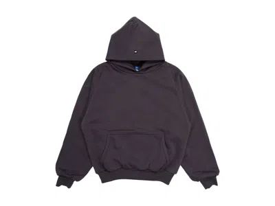Pre-owned Yeezy Men's  Gap Logo Shrunken Hoodie In Dark Grey In Gray