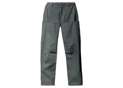 Pre-owned Yeezy Men's  Gap Sateen Cargo Pant In Dark Green