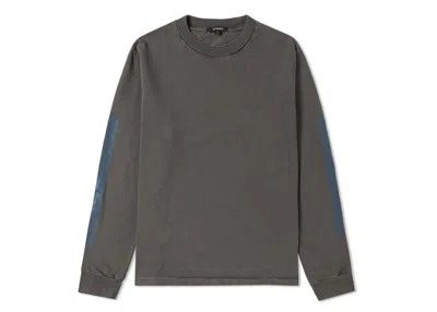 Pre-owned Yeezy Men's  Season 6 Calabasas Long Sleeve Shirt In Core Indigo In Purple