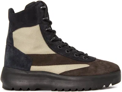 Pre-owned Yeezy Men's  Suede Boot Season 5 Sneakers In Oil/military/light Graphite