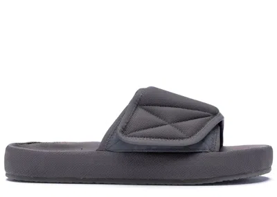 Pre-owned Yeezy Men's  Supply Nylon Slipper Sneakers In Graphite