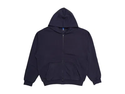 Pre-owned Yeezy Men's  X Gap Unreleased Zip Sweatshirt Hoodie In Navy Blue