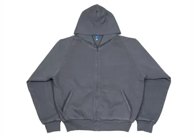 Pre-owned Yeezy Men's  X Gap Zip Up Exclusive Hoodie In Dark Grey