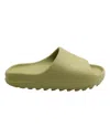 Yeezy Resin Slides In Green Rubber In Green