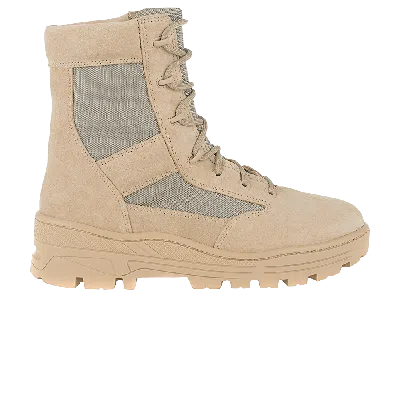 Pre-owned Yeezy Season 4 Combat Boot 'sand' In Tan