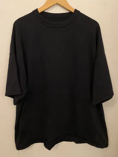 Pre-owned Yeezy Season 5 Sample Heavy Ribbed Single Stitch Kanye West In Black