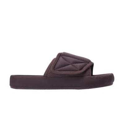 Pre-owned Yeezy Season 6 Nylon Slipper 'oxblood' | Purple | Men's Size 45