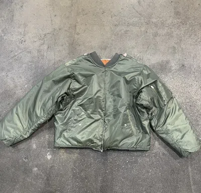 Pre-owned Yeezy Season 9 “bomber” Pullover Sample In Green