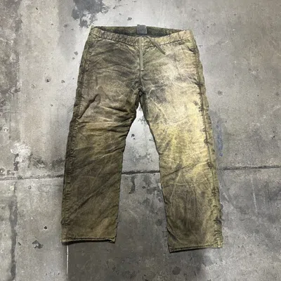 Pre-owned Yeezy Season Yeezy Wyoming Era Padded Pants In Yellow