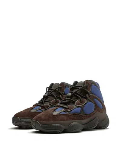 Yeezy Suede And Textile High-top Sneakers In Multi