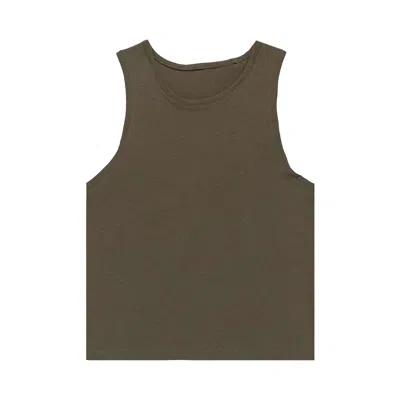 Pre-owned Yeezy Tt-09 Tank Top 'olive Green' | Men's Size M