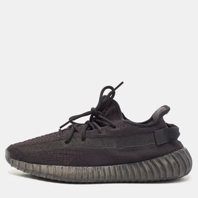 Pre-owned Yeezy X Adidas Black Knit Fabric Boost 350 V2 Onyx Sneakers Size 46