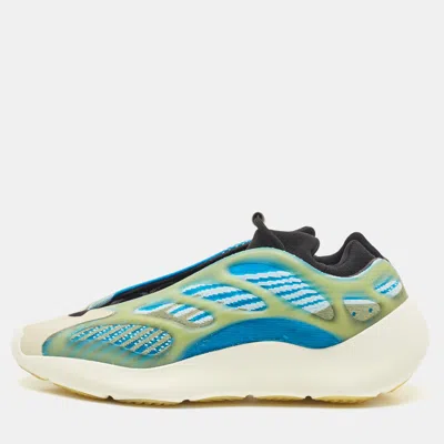 Pre-owned Yeezy X Adidas Blue/white Knit Fabric 700 V3 Arzareth Sneakers Size 43 1/3