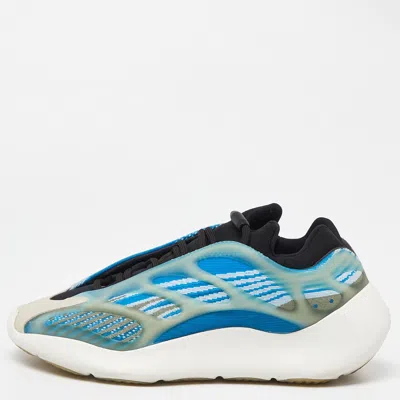 Pre-owned Yeezy X Adidas Blue/white Mesh And Rubber Yeezy 700 V3 Arzareth Sneakers Size 44