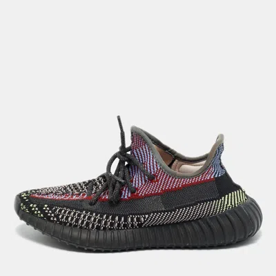 Pre-owned Yeezy X Adidas Boost 350 V2 Yecheil (non-reflective) Size 39 1/3 Multicolor Knit Fabric Low Top Sneakers