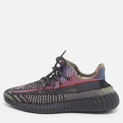 Pre-owned Yeezy X Adidas Boost 350 V2 Yecheil (non-reflective) Size 40 Multicolor Knit Fabric Low Top Sneakers