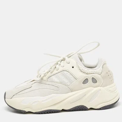 Pre-owned Yeezy X Adidas Cream Suede And Mesh Boost 700 Analog Sneakers Size 39 1/3