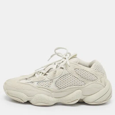 Pre-owned Yeezy X Adidas Grey Suede And Fabric Yeezy 500 Salt Sneakers Size 38