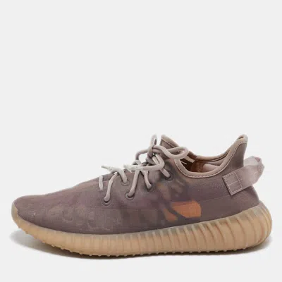 Pre-owned Yeezy X Adidas Mauve Purple Mesh Boost 350 V2 Mono Mist Sneakers Size 44