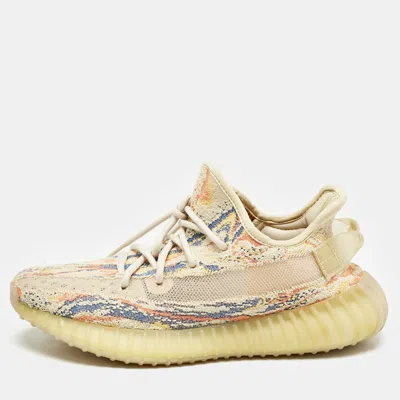Pre-owned Yeezy X Adidas Multicolor Knit Fabric Boost 350 V2 Mx Oat Sneakers Size 40 2/3