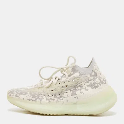Pre-owned Yeezy X Adidas Multicolor Knit Fabric Boost 380 Alien Blue Sneakers Size 39 1/3