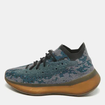 Pre-owned Yeezy X Adidas Multicolor Knit Fabric Boost 380 Covellite Sneakers Size 40