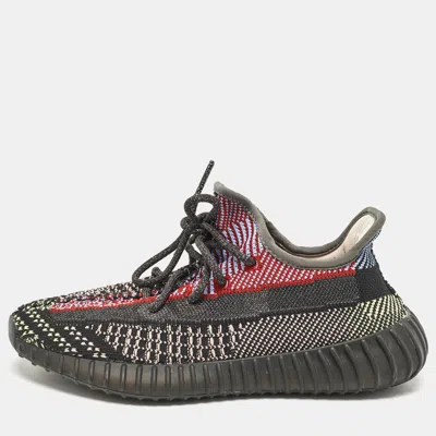Pre-owned Yeezy X Adidas Multicolor Lace Mesh Boost 350 V2 Yecheil Sneakers Size 38 2/3