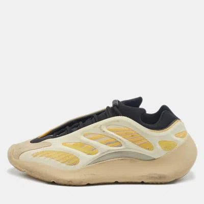 Pre-owned Yeezy X Adidas Multicolor Mesh And Rubber 700 V3 Safflower Sneakers Size 46