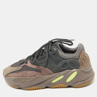 Pre-owned Yeezy X Adidas Multicolor Suede And Mesh Boost 700 Mauve Sneakers Size 38