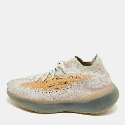 Pre-owned Yeezy X Adidas Yeezy Boost 380 Size 41.5 Multicolor Knit Fabric Mist Reflective Low Top Sneakers