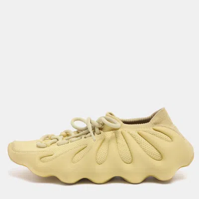 Pre-owned Yeezy X Adidas Yellow Knit Fabric 450 Resin Sneakers Size 40 2/3