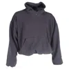 Yeezy X Gap Logo Hoodie In Grey Cotton In Grey