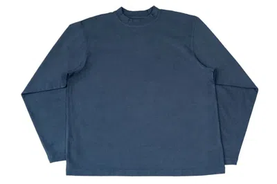 Pre-owned Yeezy X Gap Long Sleeve T-shirt Blue