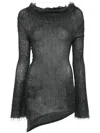 Yehuafan Fine-knit Sweater In Grey
