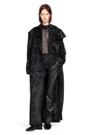 Yehuafan Leather Pants In Black
